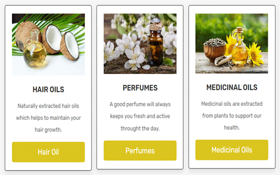 Oilopedia: E-commerce website for oils